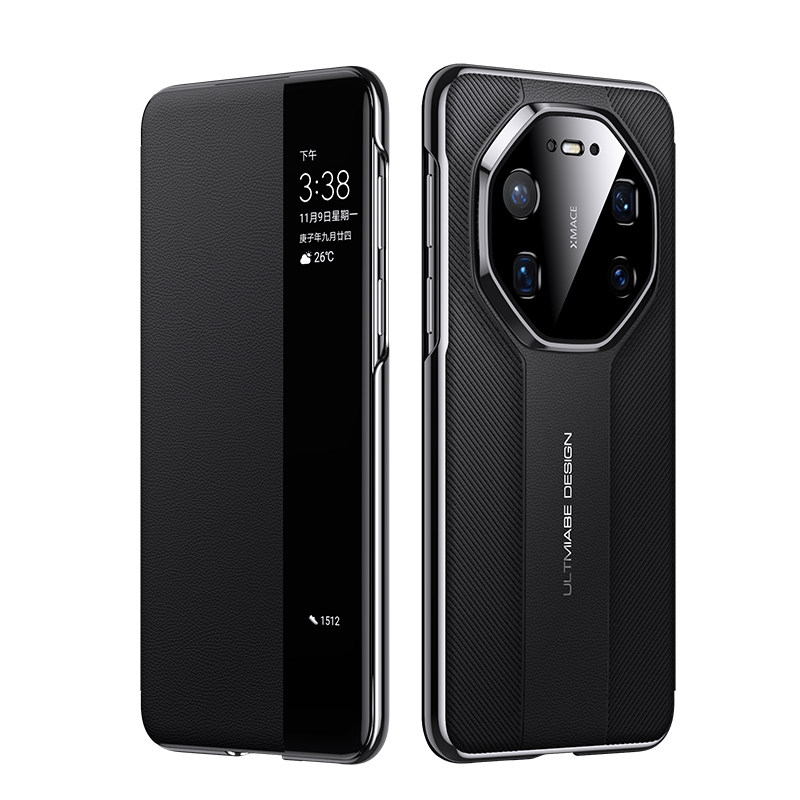 适用Mate80系列手机壳磁吸翻盖