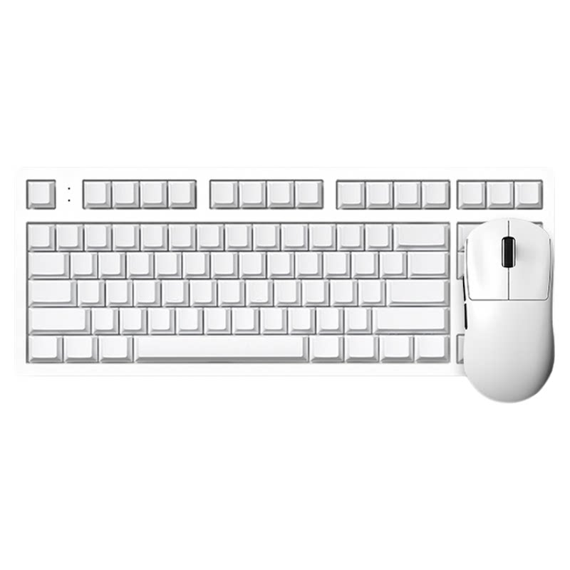 腹灵MK870Pro纯白xGPW3键鼠套装