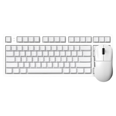 腹灵MK870Pro纯白xGPW3键鼠套装