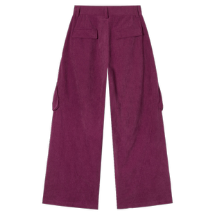 【79/件】EPTISON休闲阔腿裤女2025冬季新款设计感宽松工装休闲裤