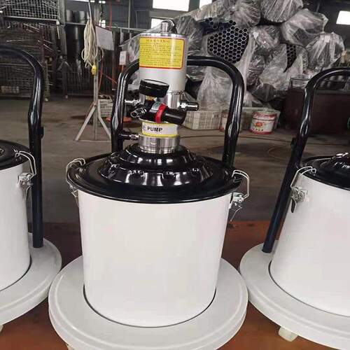 20L气动黄油机可配油枪高压打黄油机 移动式加注机润滑油加脂推荐