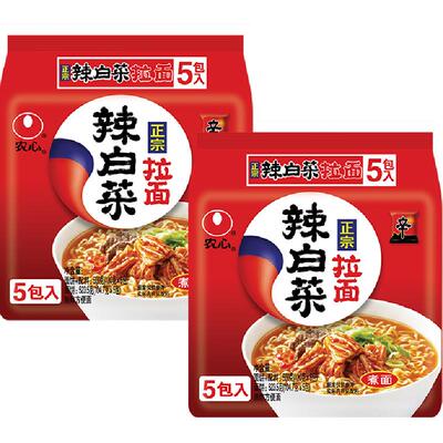 农心辣白菜口味方便面120g×10包