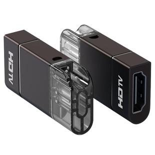 typec公转hdmi母头4K高清视频转接头适用iphone16手机苹果15笔记本电脑华为matebook连接电视投影仪