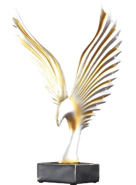 摆设北欧式风鸿图电视柜装饰品