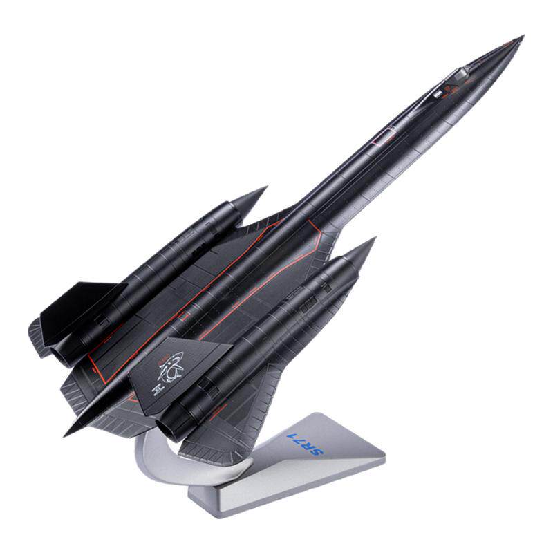 SR-71黑鸟高空高速侦察机合金成品飞机熊猫模型收藏摆件送礼 1:72