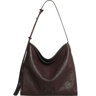 妙迪女包通勤款大容量托特包新款真皮腋下包轻奢高级感大hobo包包