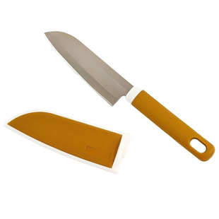 不锈钢水果刀家用带刀套可折叠便携小刀厨房瓜果刀削皮刀带套刀具