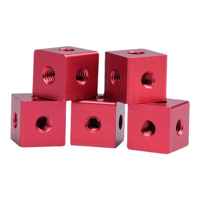 铝合金螺母手拧三通六面体螺母