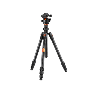 KFCONCEPT卓尔碳纤维三脚架相机支架便携专业单反摄影摄像拍照三角架微单手机支架直播独脚架云台套装