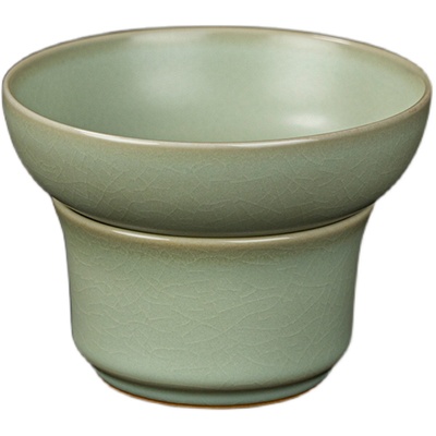 茶漏周泽堂开片可养茶具配件手工