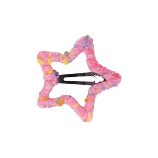 【专柜同款】MINIPEACEA太平鸟童装女童发饰五角星蝴蝶结毛球发夹
