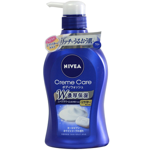 日本NIVEA妮维雅浓厚保湿沐浴露460ML 玫瑰/香水/皂香/牛奶蜂蜜