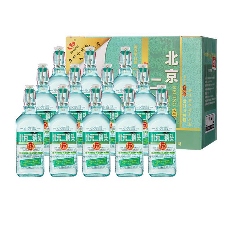 出口小方瓶牌42度翡翠500ml*12瓶
