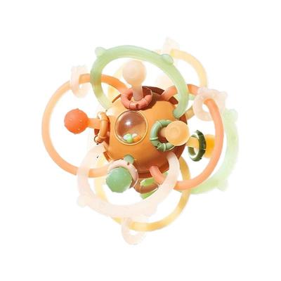 婴儿玩具哈曼顿手抓球牙胶小月龄