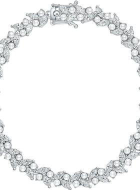 周六福S925银手链女百搭