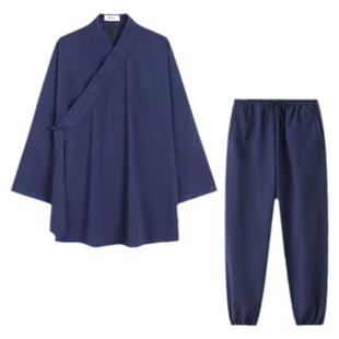 武当斜襟三清领春夏道士服女秋季道士服装男全镇道服白色道袍新款