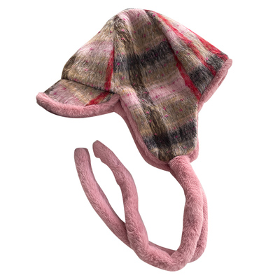 太阳帽彩色软糖～秋冬毛呢雷锋帽