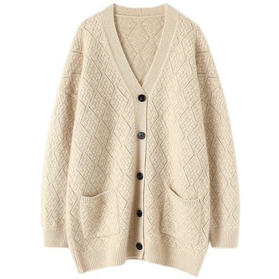 金贝绒高端100%纯山羊绒衫