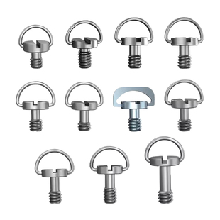 1/4相机快装板螺丝不锈钢云台三脚架四分之一手拧吊环快拆螺丝钉