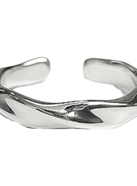 中性钛钢简约莫比乌斯戒指