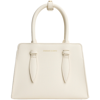 CHARLES&KEITH25冬新款CK2-30782733时尚手提小方包兔耳托特包