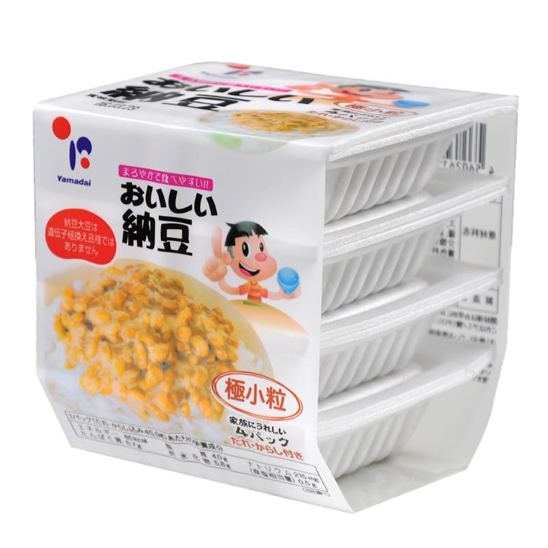 纳豆 日本原装进口山大美味纳豆6组24盒北海道即食拉丝极小粒包邮