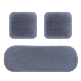 毛绒汽车坐垫冬季保暖三件套新款车载座椅垫子加厚防滑后排通用款