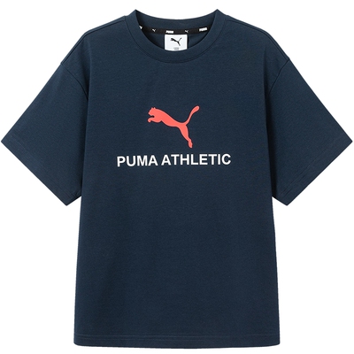 PUMA彪马童装26夏季新款儿童短袖T恤简约时尚凉感舒适运动圆领T