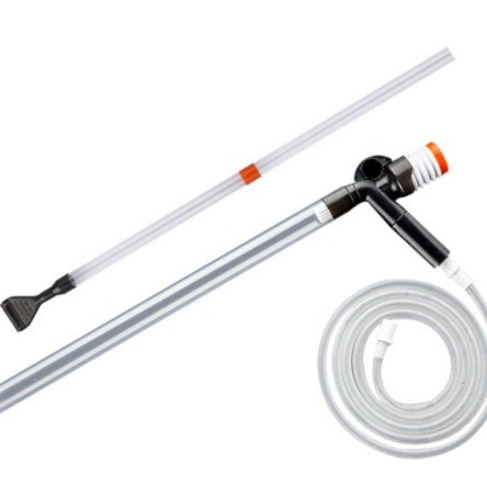 鱼缸换水器吸粪器虹吸管便沙清理器抽水手动器清洁工洗污吸器吸