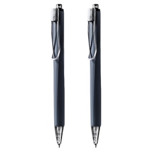 晨光三倍密度按动笔免费刻名字速干0.5黑色中性笔学生用子弹头金属重手感ins日系商务办公专用签字笔水笔定制