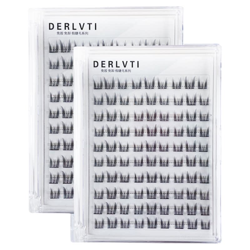 DERLVTI猫精灵免胶假睫毛