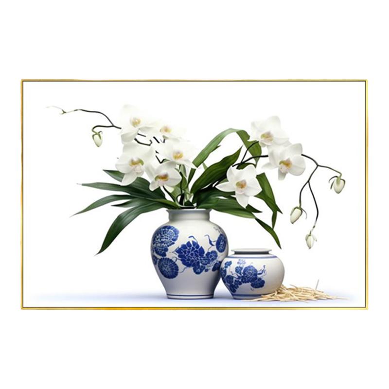 北欧清新绿植装饰画餐厅单幅壁画
