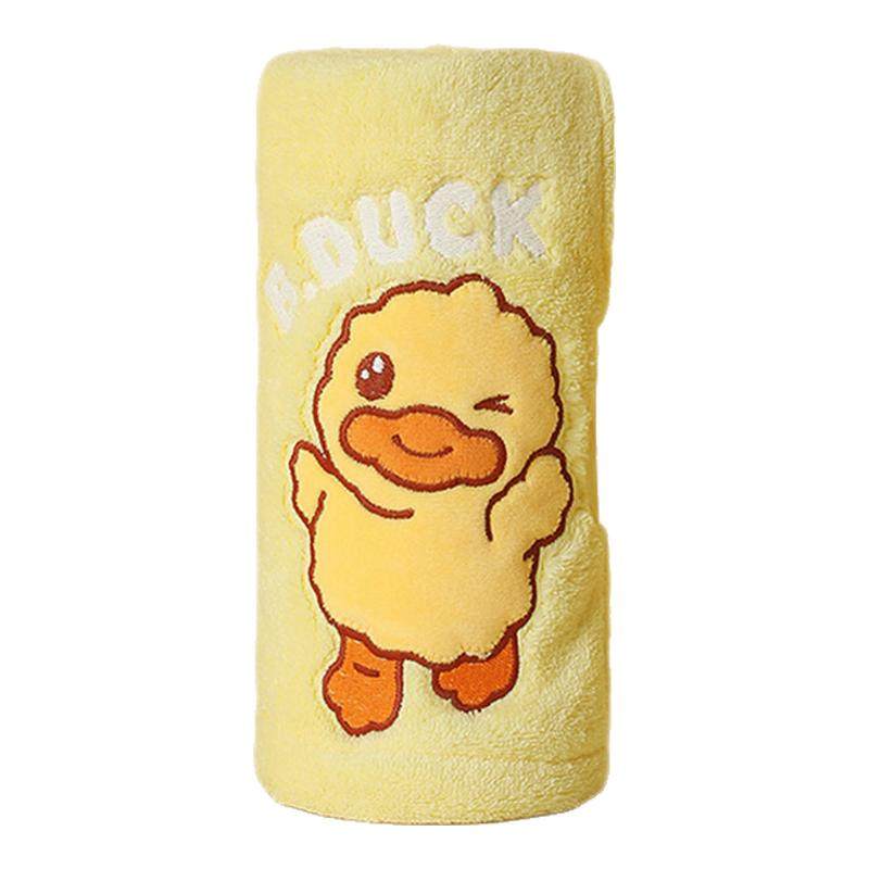 B.Duck小黄鸭珊瑚绒毛巾