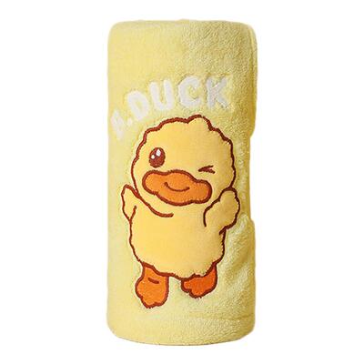 B.Duck小黄鸭珊瑚绒毛巾