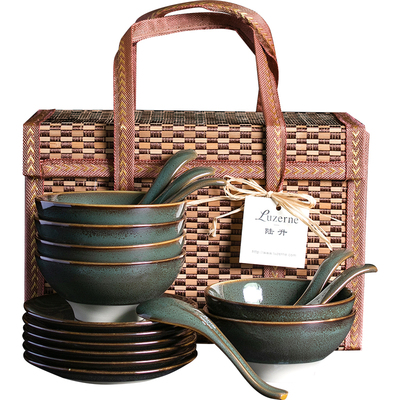 Luzerne陆升18头6人碗碟勺套装