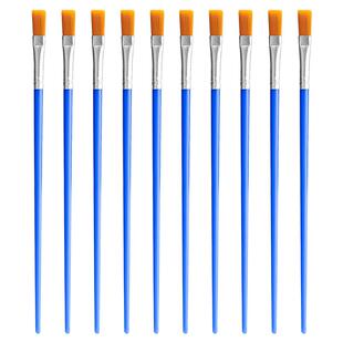 画笔水彩颜料油画笔美术生专用平头笔尖头勾线笔丙烯彩绘水粉尼龙排笔美术颜料勾边笔涂鸦涂色绘画专用笔刷