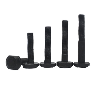 T型槽用螺栓M6M8-M16M36泰展8.8级原GB37 发黑T形压板模具用T型丝