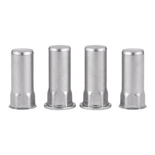 304不锈钢内外半六角盲孔拉铆螺母316防水封闭型拉卯帽M3M4M6M6M8