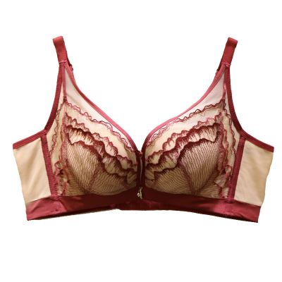 诱惑密码性感蕾丝无钢圈聚拢文胸