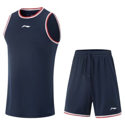 李宁CBA男士透气凉爽篮球套装