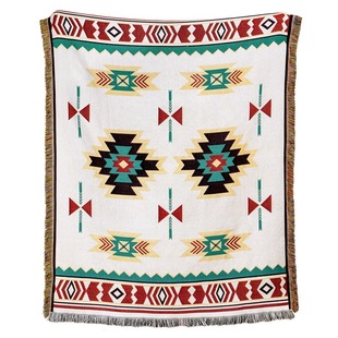 汽车后备箱摆摊毯子车尾箱集市装饰挂布露营氛围布置编织艺术挂毯