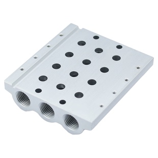 费斯托型汇流板S14电磁阀底座VUVG-LK14/VABM-14S/18S/10S/汇流排
