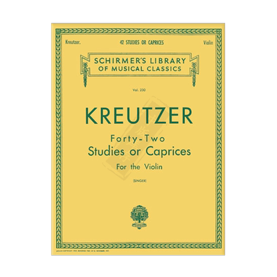 克莱采尔小提琴练习曲或随想曲