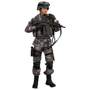 现货JEU1/6兵人手办模型陆军荒林铁壁 PLA东方突击战士士兵人偶