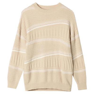 设计感上衣套头长袖毛衣