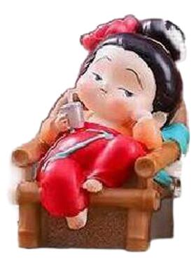 可爱树脂桌面唐仕女可爱摆件礼物