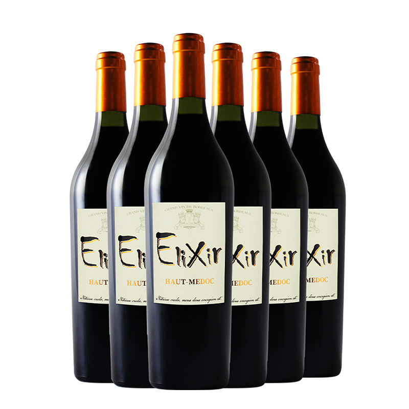 【古典好年份】法国波尔多原瓶进口万灵庄园干红葡萄酒750ml6瓶