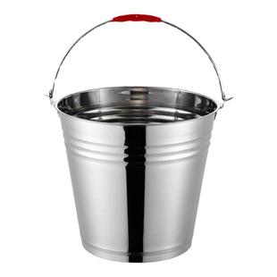 加厚耐用不锈钢桶小水桶圆桶钓鱼铁桶多用手提装鱼桶打水家用提桶