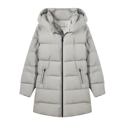 G家男装加厚保暖长款连帽羽绒服