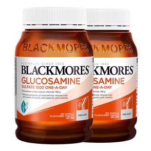 【自营】BLACKMORES澳佳宝氨糖软骨素维骨力关节灵软骨180粒*2